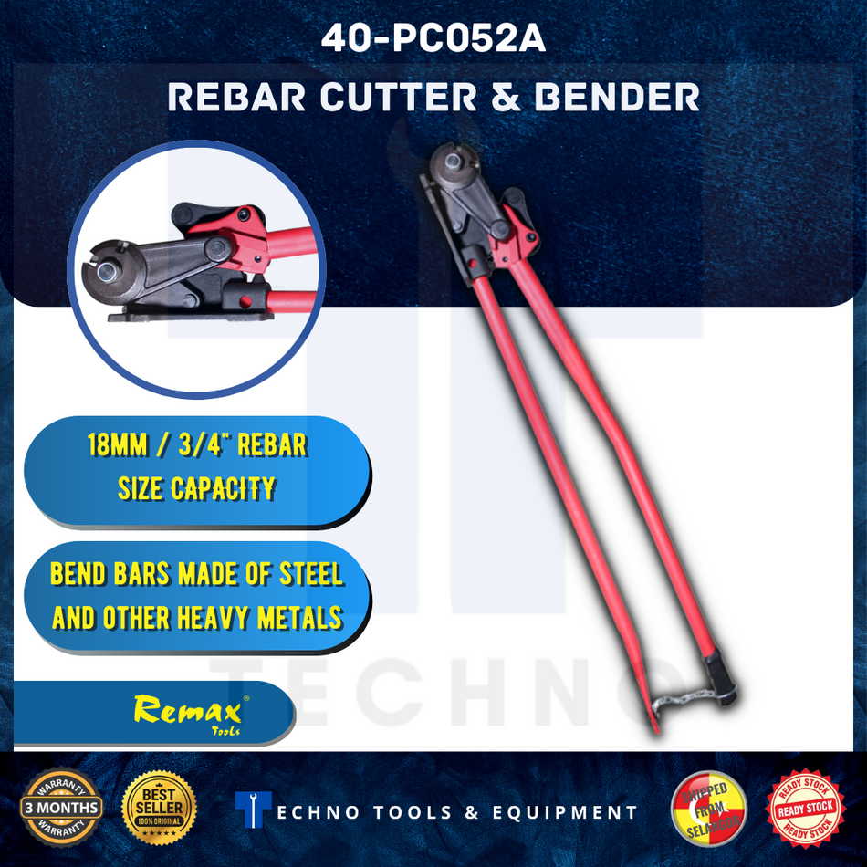 REMAX 132CM REBAR CUTTER & BENDER 40-PC052A