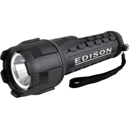 EDISON 3W CREE LED RUBBER WATERPROOFTORCHES EDI-904-5200K