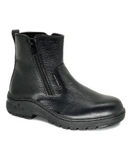BLACK HAMMER 2000 Series Mid Cut Zip On Safety Shoes BH2333