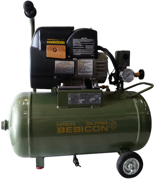 Hitachi Bebicon Air Compressor 1/2HP, 8Bar, 30kg 0.4LE-8S5A – Techno Tools  & Equipment