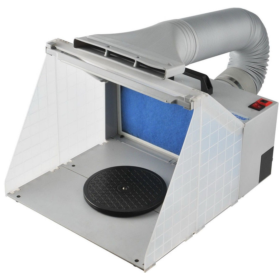 HSENG Airbrush extractor/spray booth with LED light and hose