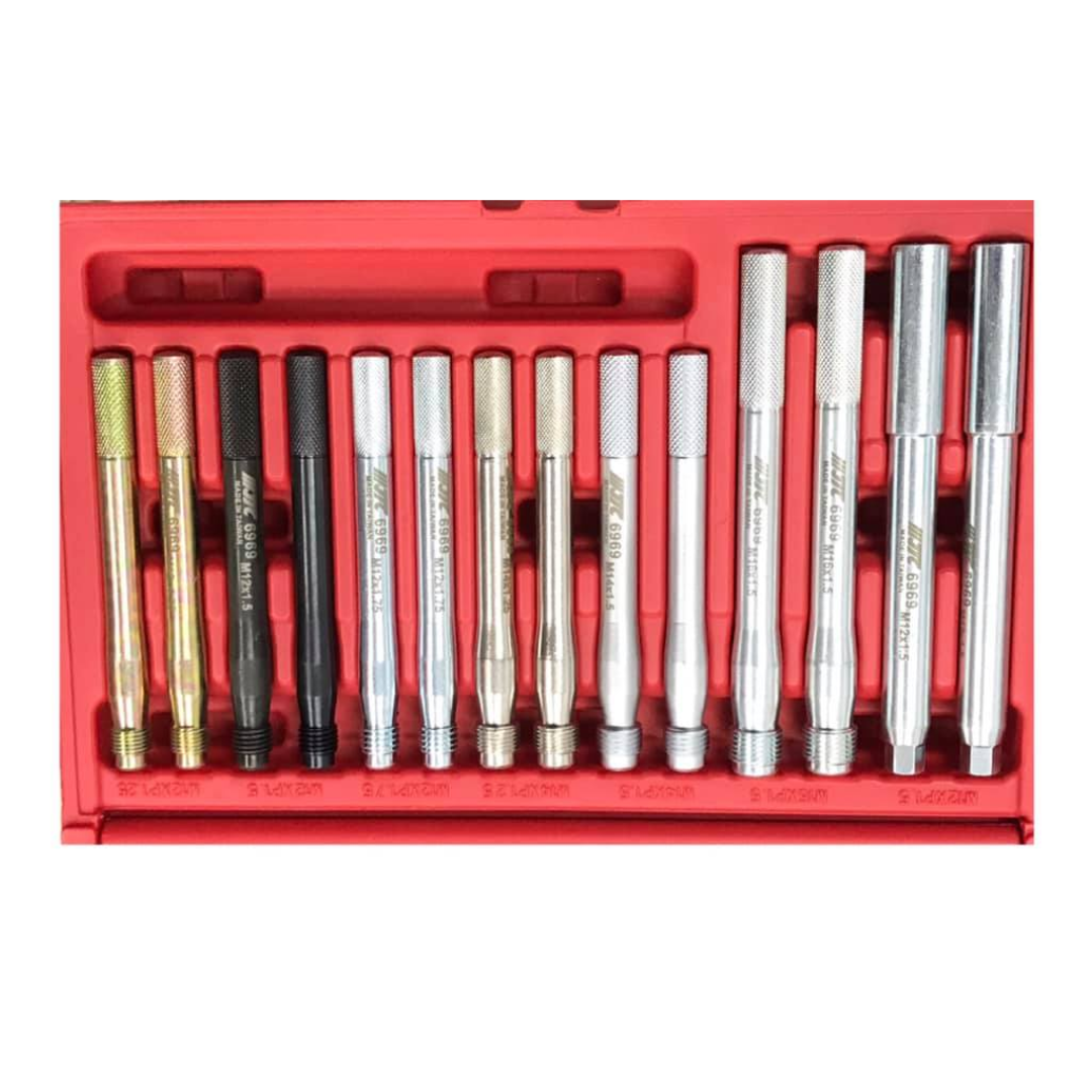 [JTC6969] 14 PCS WHEEL STUD ALIGNMENT GUIDE TOOL Techno Tools