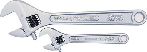 YAMOTO YMT501-2400K 6"/10" SATIN-CHROME ADJUSTABLE WRENCH SET