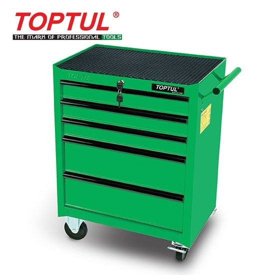 TOPTUL Small 5-Drawer Mobile Tool Trolley TCAB0501
