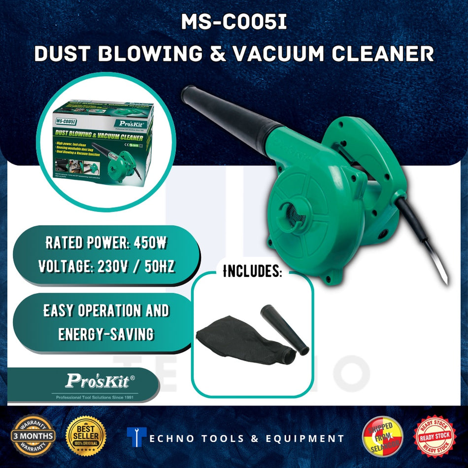 Pro'skit MS-C005I Dust Blowing & Vacuum Cleaner