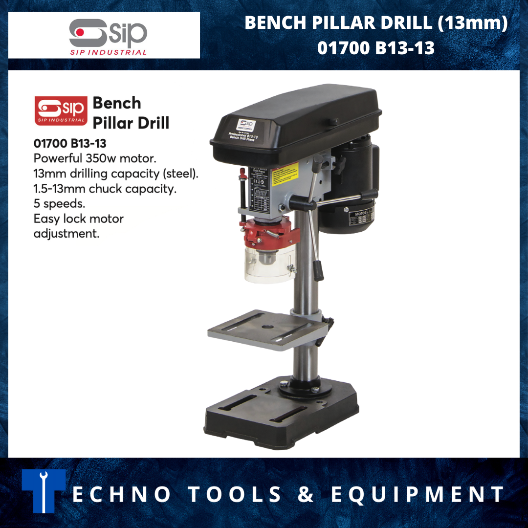 Bench discount pillar drill