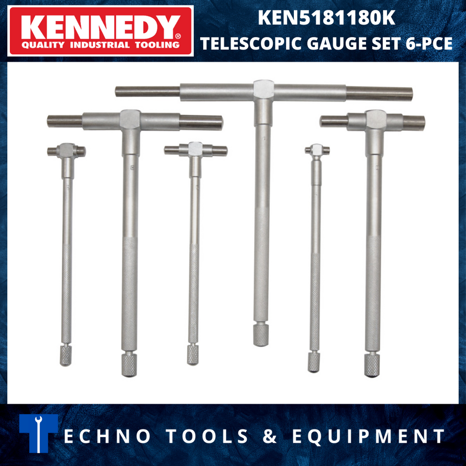 KENNEDY KEN5181180K TELESCOPIC GAUGE SET 6-PCE