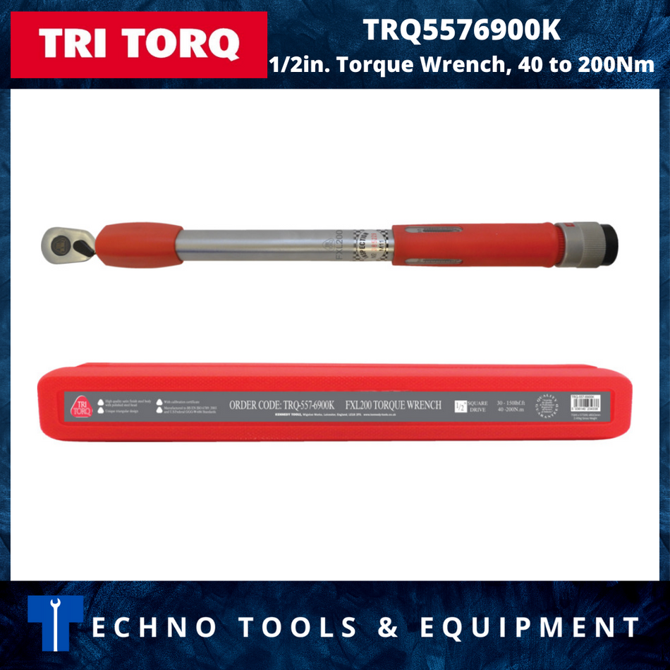 TRI-TORQ TRQ5576900K 1/2" SQ.DR TORQUE WRENCH 40-200Nm