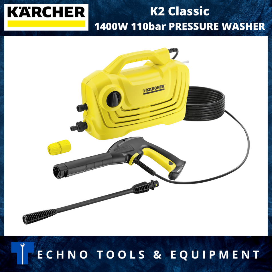 KARCHER K2 CLASSIC 1400W 110bar PRESSURE WASHER