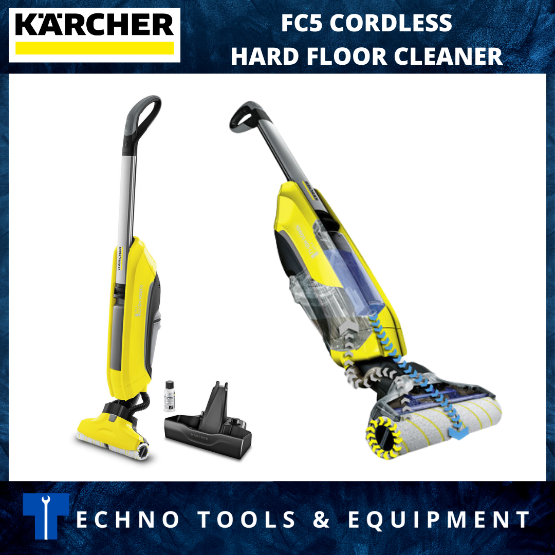 KARCHER FC5 CORDLESS HARD FLOOR CLEANER – Techno Tools & Equipment