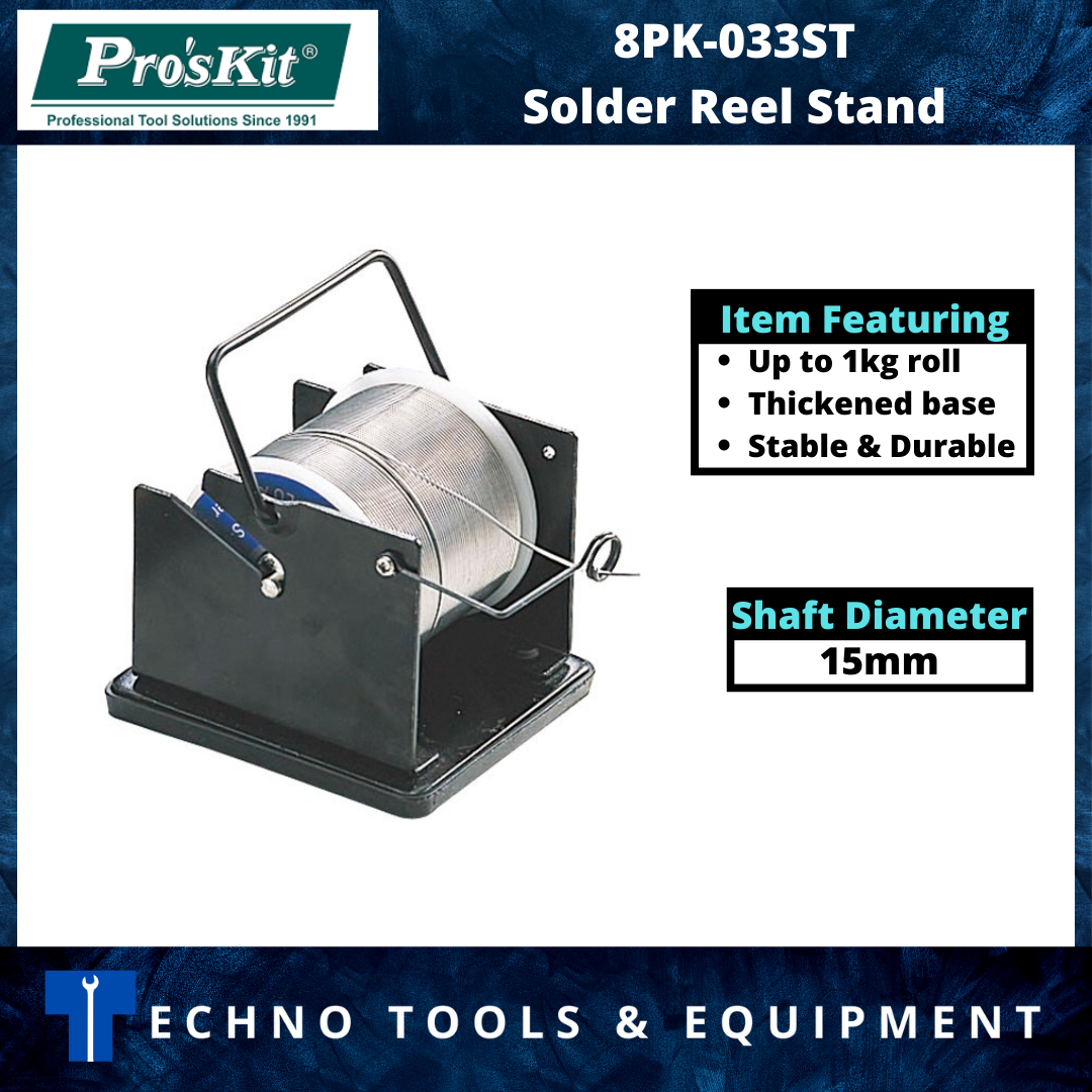 PRO'SKIT 8PK-033ST Solder Reel Stand – Techno Tools & Equipment