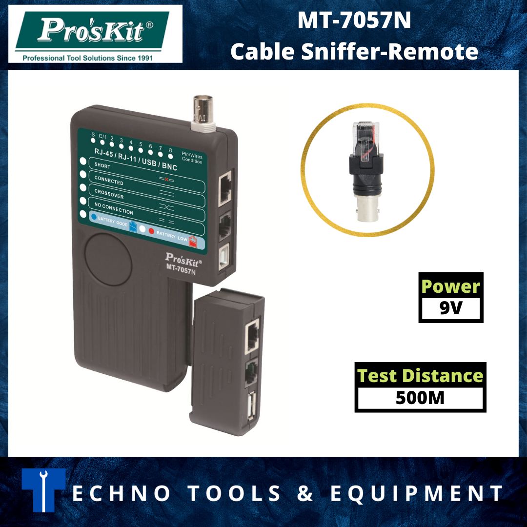 PRO'SKIT MT7057N Cable SnifferRemote Techno Tools & Equipment