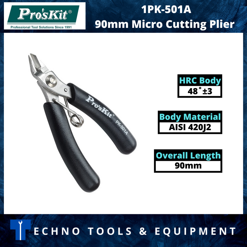 PRO'SKIT 1PK-501A 90mm Micro Cutting Plier