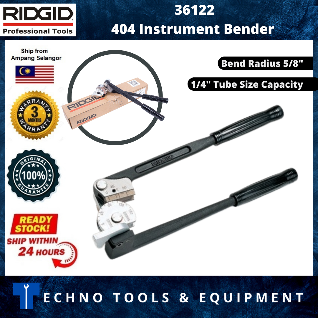 Ridgid best sale tube bender