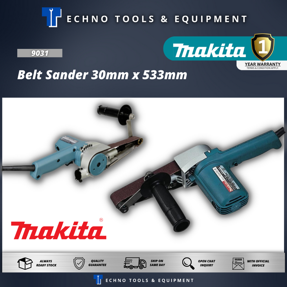 MAKITA 9031 Belt Sander 30mm x 533mm - 1 Year Warranty