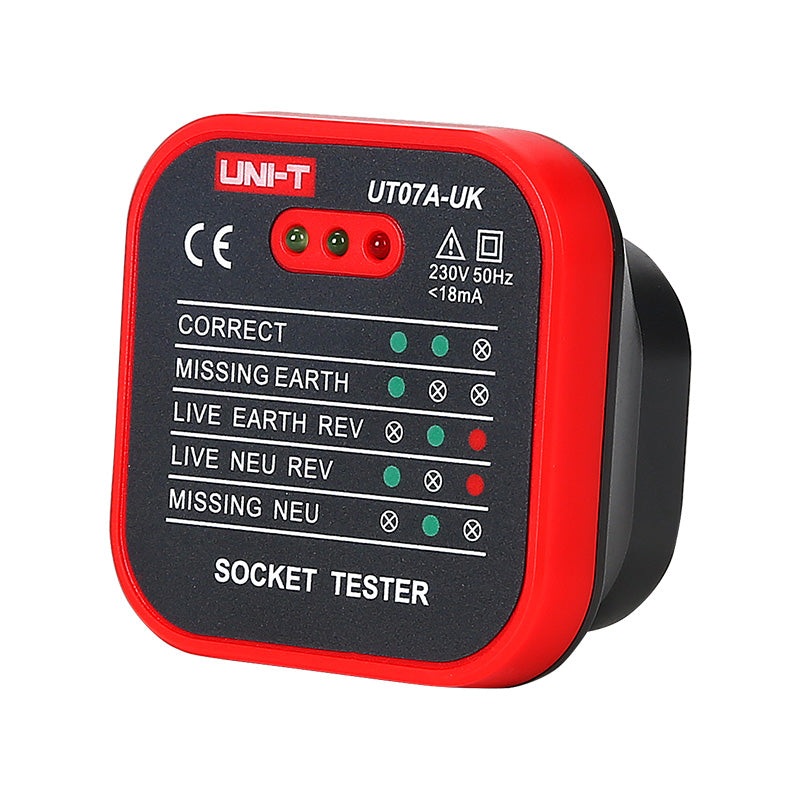 UNI-T UT07A-UK 18 AMP Socket Tester (UT07A-UK)
