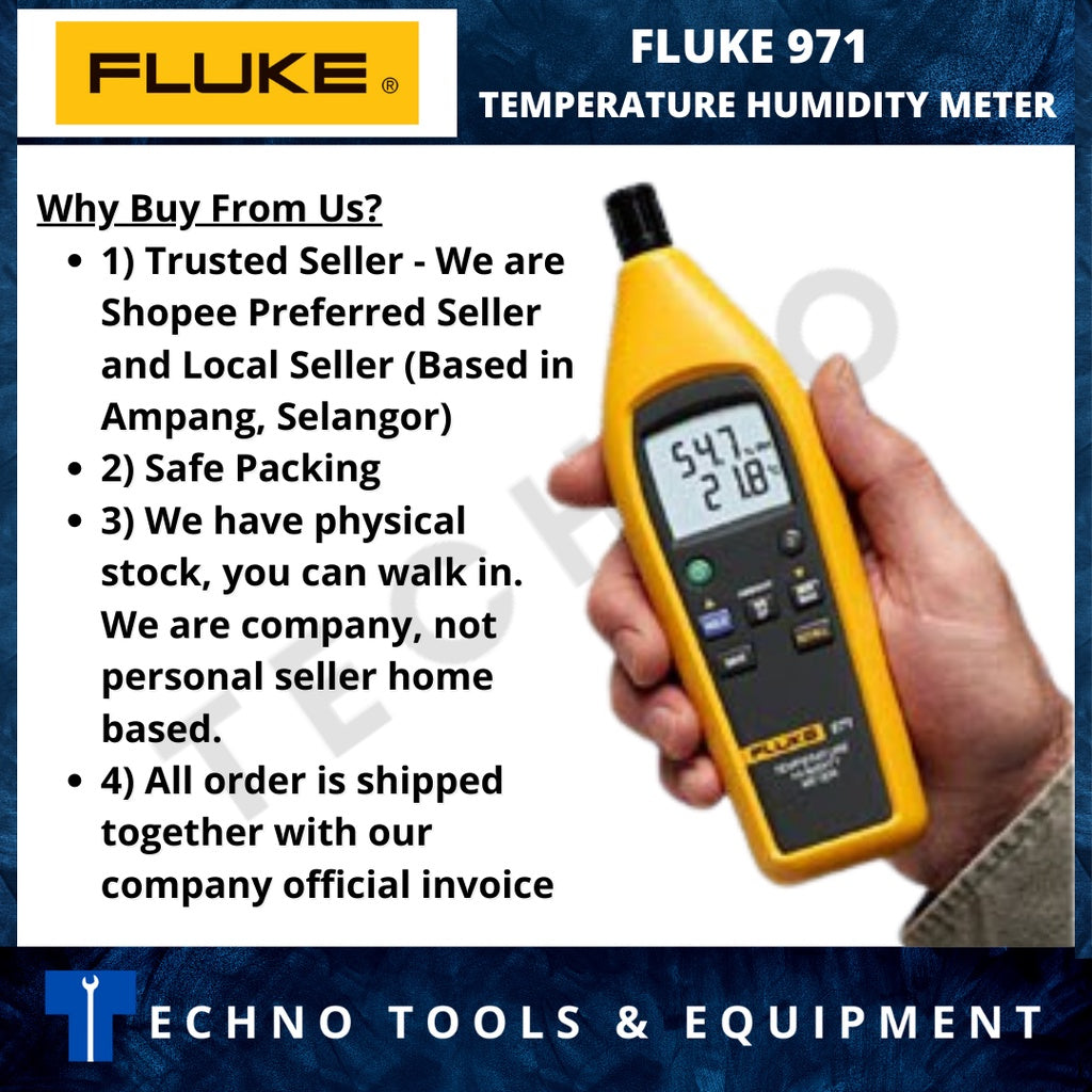 Fluke 971 - Temperature Humidity Meter