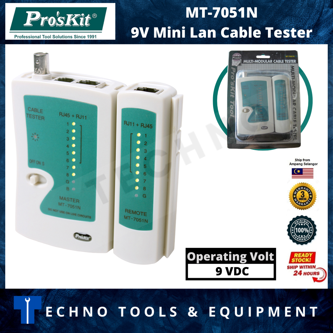 PRO'SKIT MT7051N MultiModular Cable Tester Techno Tools & Equipment