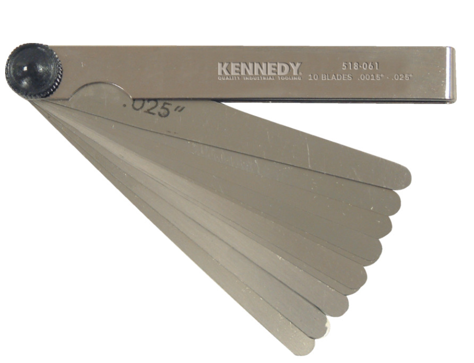 KENNEDY 26 BLADE IMPERIAL FEELER GAUGE 4" KEN5180690K Techno Tools