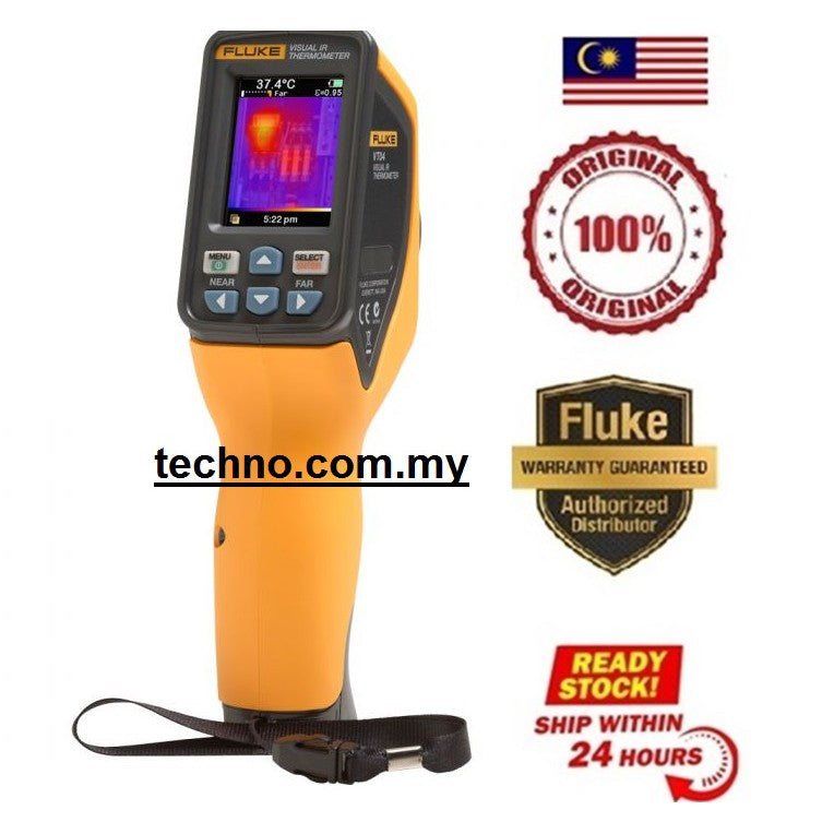 FLUKE VT04 Visual Infrared Thermometer with Li-Ion Rechargeable (FK VT04)
