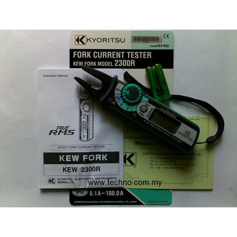 KYORITSU KE 2300R Fork Current Tester (KEW 2300R) – Techno Tools  Equipment