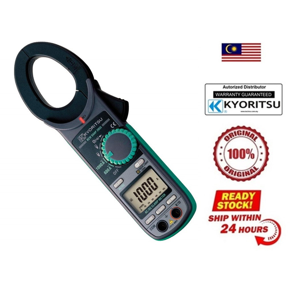 KYORITSU 2055 AC/DC Digital Clamp Meters (KEW 2055) Techno Tools