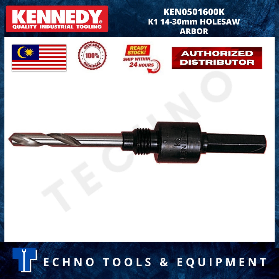 KENNEDY K1 14-30mm HOLESAW ARBOR KEN0501600K