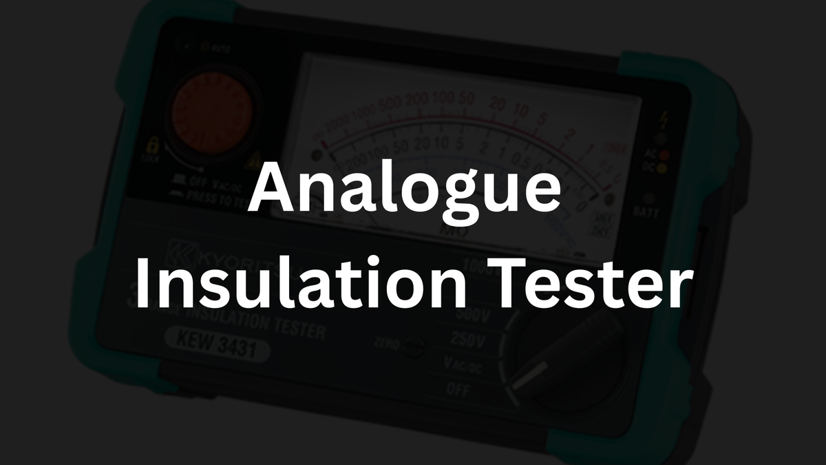 Analogue Insulation Tester