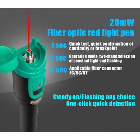 PRO'SKIT MT-7520E-C 20mW Fiber Optical Visual Fault Locator 3 Months Warranty PRO'SKIT