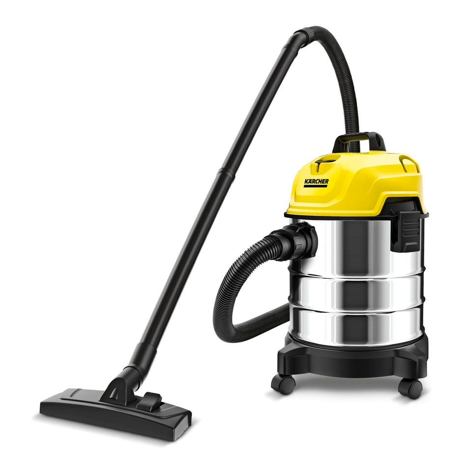 Karcher WD 1s Classic Wet & Dry Vacuum – Compact Steel Body KARCHER