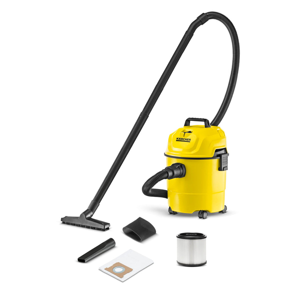Karcher WD 1 Classic Wet & Dry Vacuum – Compact Powerful Cleaner KARCHER