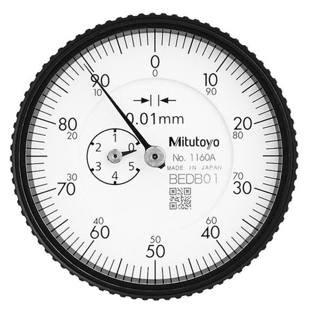 Mitutoyo 1160A 0-100mm Series 1 Precision Back Plunger Dial Indicator MITUTOYO