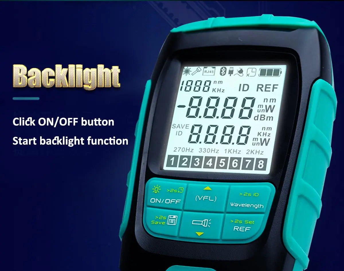 PRO'SKIT MT-7617 Mini Palm 2 in 1 fiber Optical Power Meter LED Flashlight (No Laser) | 3 Months Warranty PRO'SKIT