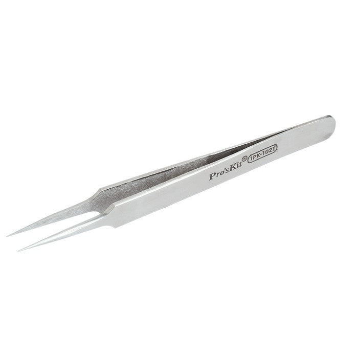 PRO'SKIT 1PK-102T Super Fine Tip Straight Tweezer (120mm)