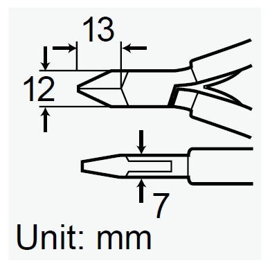 PRO'SKIT 1PK-23 Straight Full Flush Side Cutter (110mm)