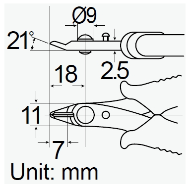 PRO'SKIT 1PK-25P-CE Micro Cutting Plier W/SafetyClip & Conductive ...