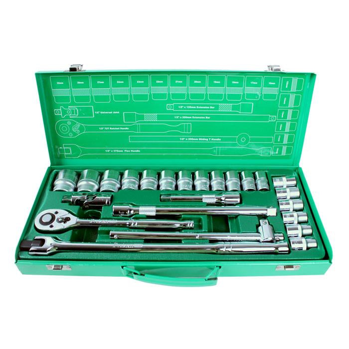 PRO'SKIT HW-42401M 24Pcs 12.7mm Driver Socket Tool Set