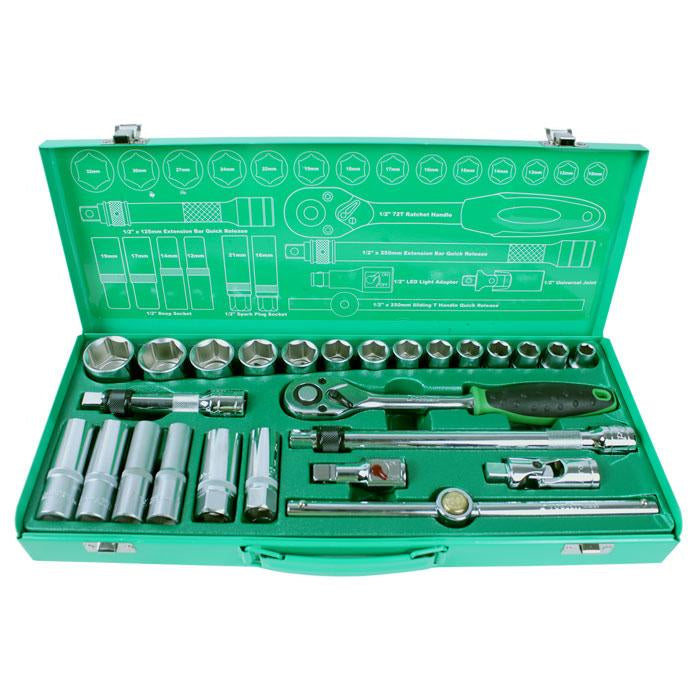 PRO'SKIT HW-42601M 26Pcs 12.7mm Driver Socket Tool Set