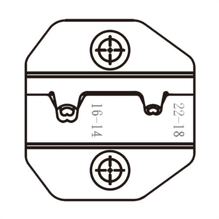 PRO'SKIT CP-3003D46 Die Set For Insulated Open Barrel Connectors Commercial Type PRO'SKIT