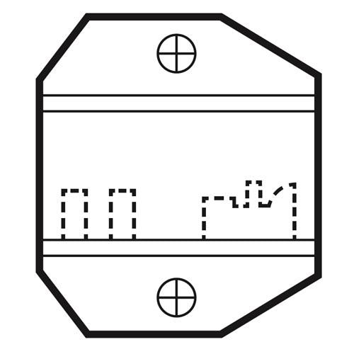 PRO'SKIT 1PK-3003D13 Die Set For 6P RJ11/RJ12 ,6P DEC-Offset Modular Plugs