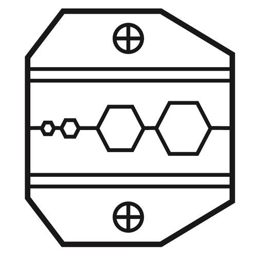 PRO'SKIT 1PK-3003D9 Die Set For Plenum And Teflon Cables, RG58/59 Coaxial Cables