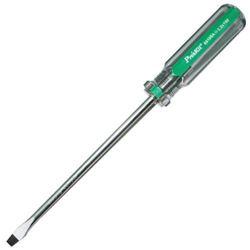 PRO'SKIT 89106A Line Color Screwdrivers (3.2x150mm) Slotted