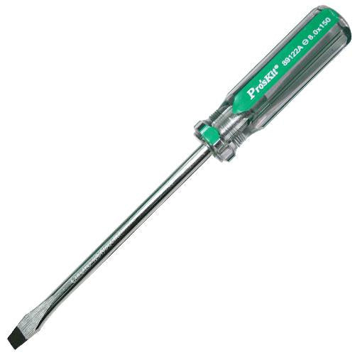 PRO'SKIT 89122A Line Color Screwdrivers (8.0x150mm) Slotted