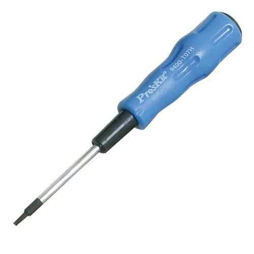 PRO'SKIT 89400-T07H Star Screwdriver W/Temper Proof Hole T07H