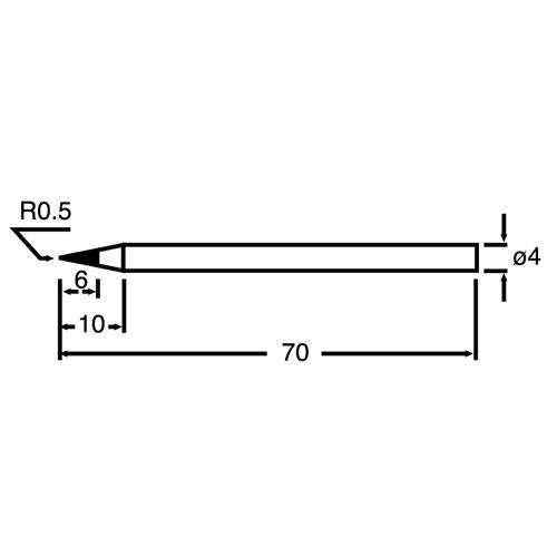 PRO'SKIT SI-S120T-4B Replacement Tip For 8PK-S120N 4B Type Unite:10Pcs/Bag