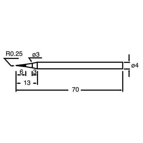 PRO'SKIT SI-S120T-4SB Replacement Tip For 8PK-S120N 4SB Type Unite:10Pcs/Bag