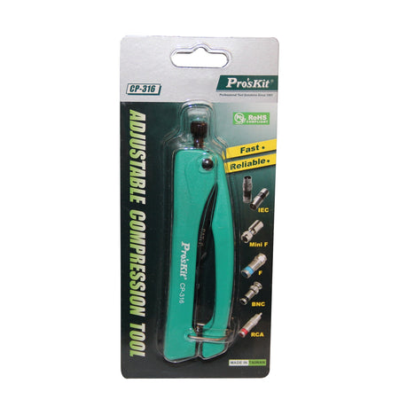 PRO'SKIT CP-316 ADJUSTABLE COMPRESSION TOOL PRO'SKIT