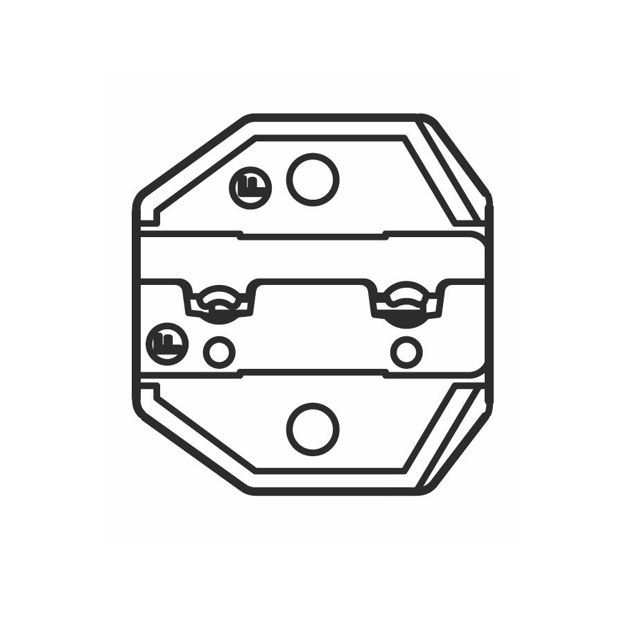 PRO'SKIT CP-236DF Die Set For Insulated Flag Terminal