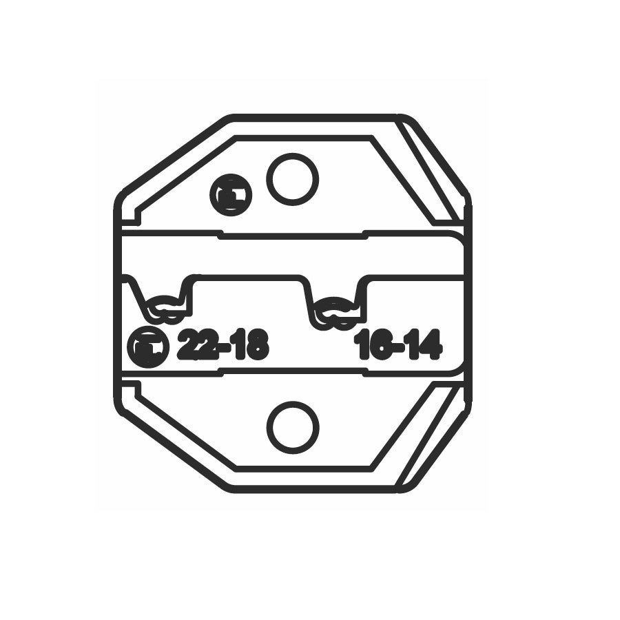 PRO'SKIT CP-236DF1 Die Set For Non-insulated Flag Terminal