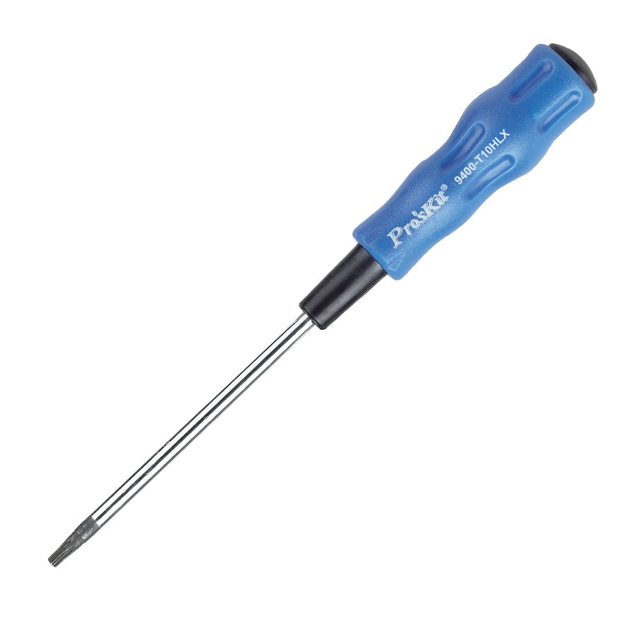 PRO'SKIT 89400-T10HLX Star Screwdriver W/Temper Proof Hole T10H(Extra Long Size)